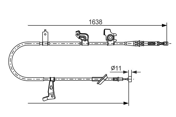 Cable Pull, parking brake-4