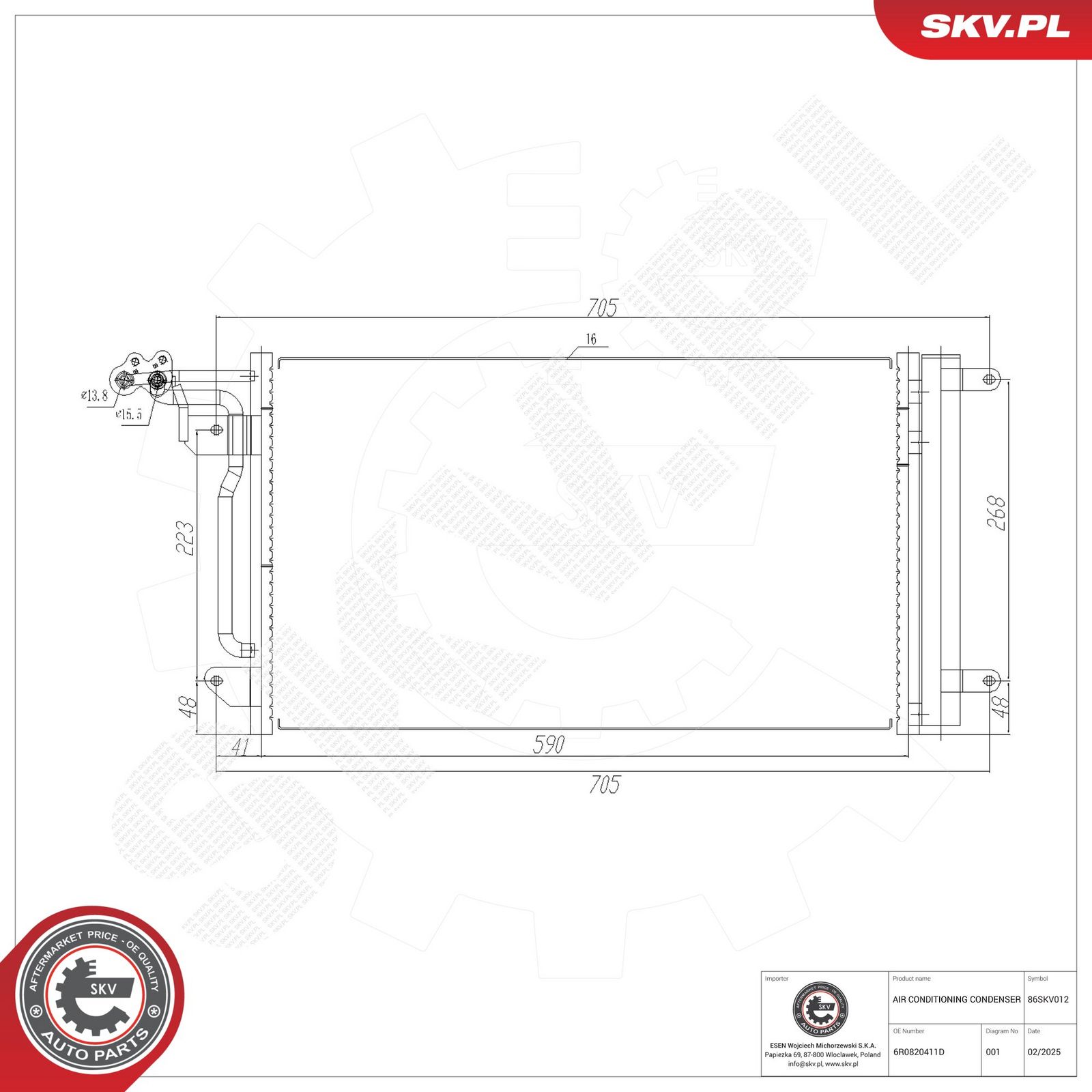 Condenser, air conditioning-4