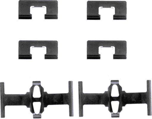 TEXTAR 82028400 Accessory kit, disc brake pad