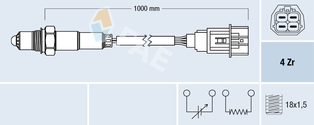 FAE 77605 Oxygen sensor