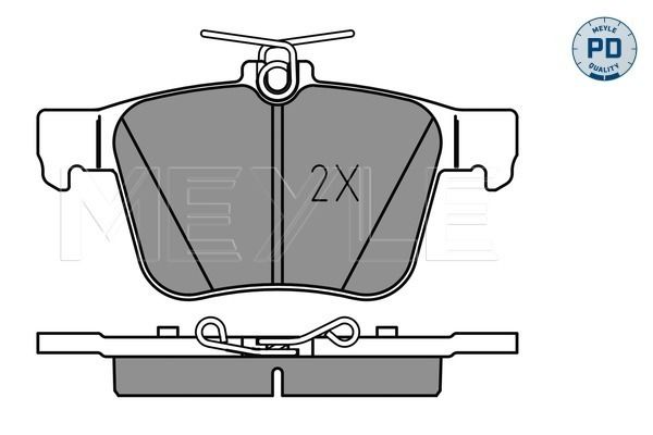 Brake Pad Set, disc brake-1