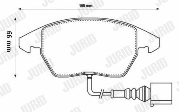 Brake Pad Set, disc brake-1