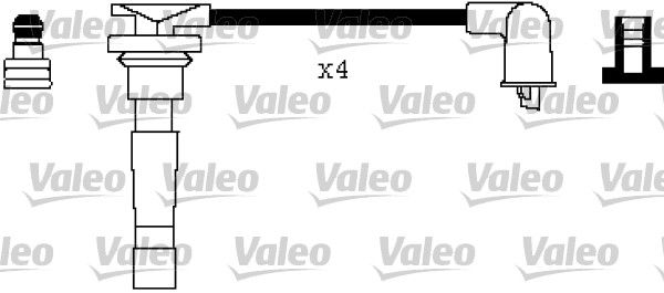 VALEO 346351 Ignition cable kit