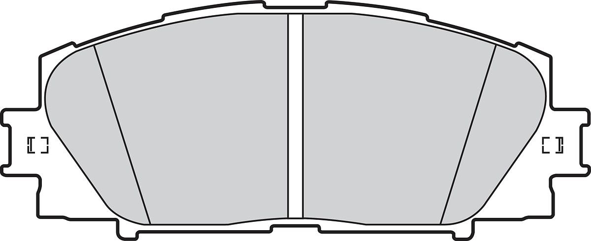 Brake Pad Set, disc brake-1