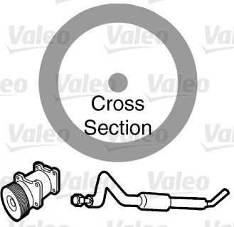 VALEO 509153 Gasket, coolant pipe