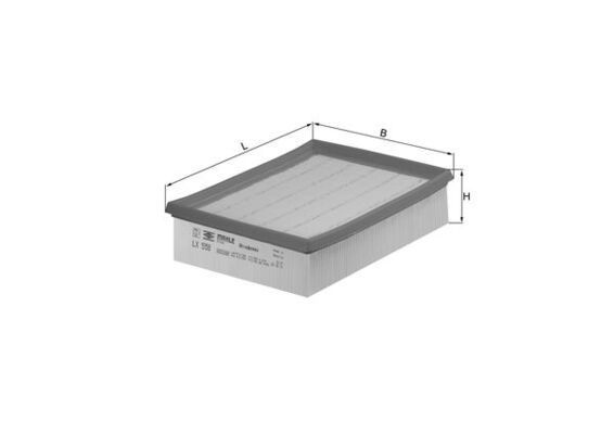 MAHLE LX 598 Air filter