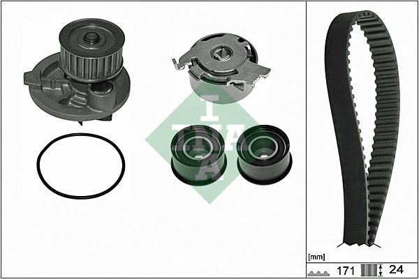 SCHAEFFLER INA 530 0358 31 Water pump & timing belt kit