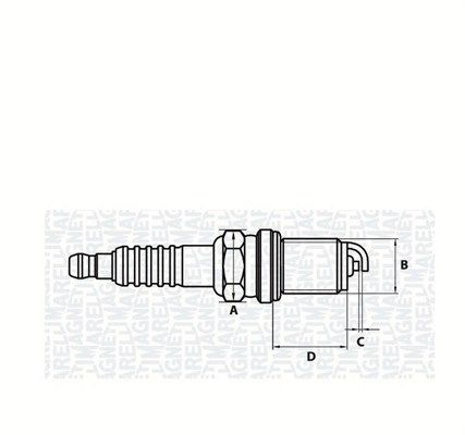 MAGNETI MARELLI 062000782304 Spark plug