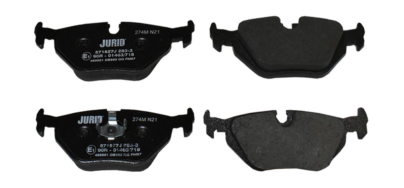 JURID 571527J Brake pad set, disc brake