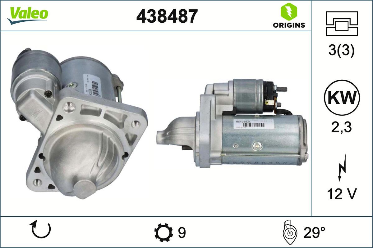 VALEO 438487 Starter