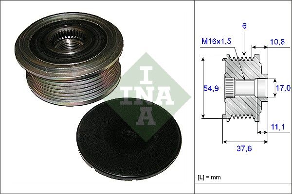 SCHAEFFLER INA 535 0123 10 Alternator freewheel clutch