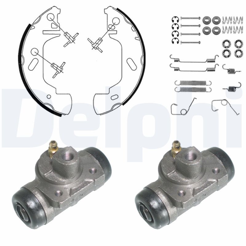 DELPHI KP954 Brake shoe set