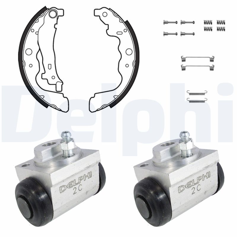 DELPHI KP1140 Brake shoe set