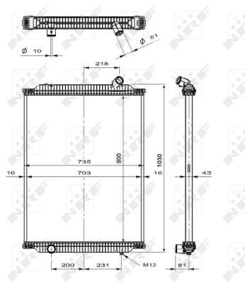 Radiator, engine cooling-4