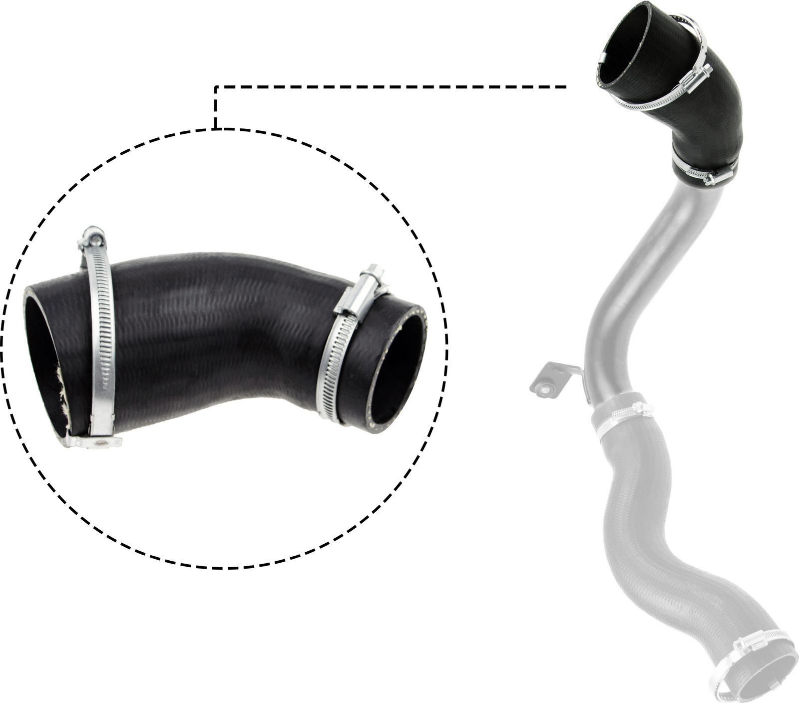 kompresoriaus padavimo žarna