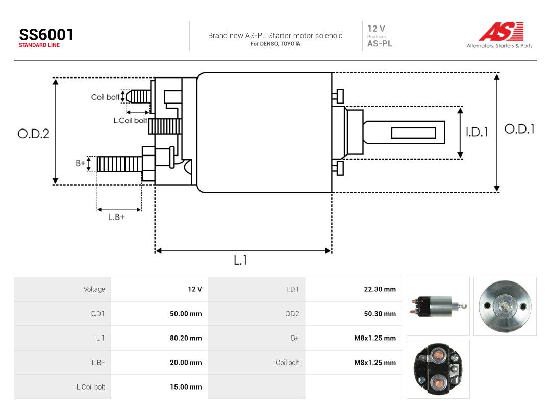 Solenoid Switch, starter-3