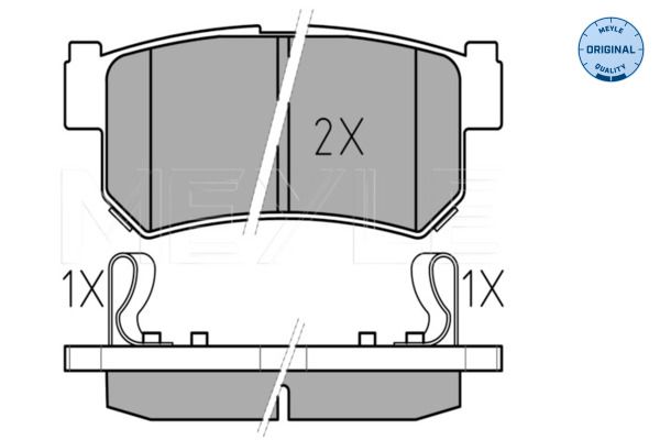 stabdžių trinkelių rinkinys, diskinis stabdys-1