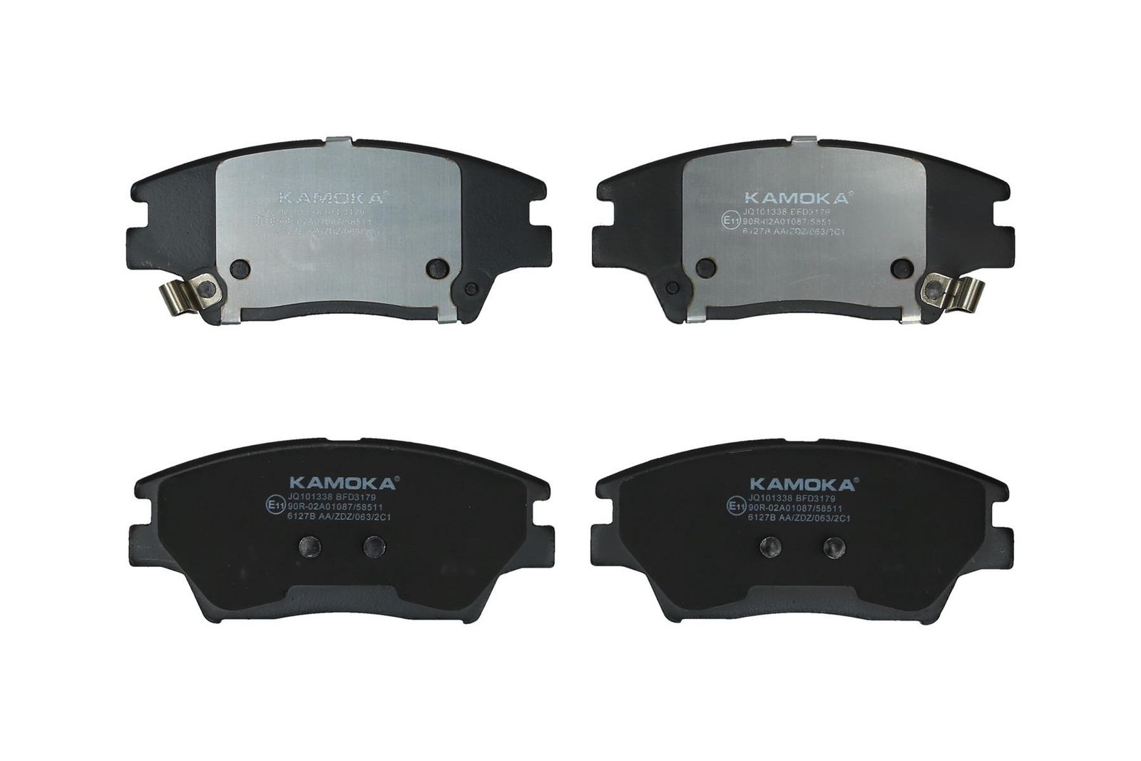 KAMOKA JQ101338 Brake pad set, disc brake