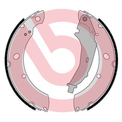 BREMBO S 85 544 Brake shoe set