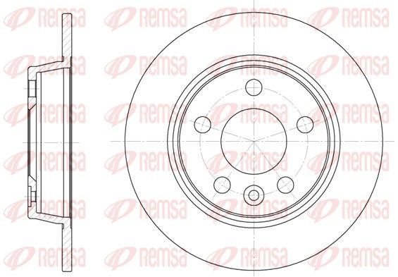 REMSA 6453.00 Brake disc