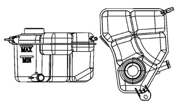 MAHLE CRT 133 000S Expansion tank, coolant