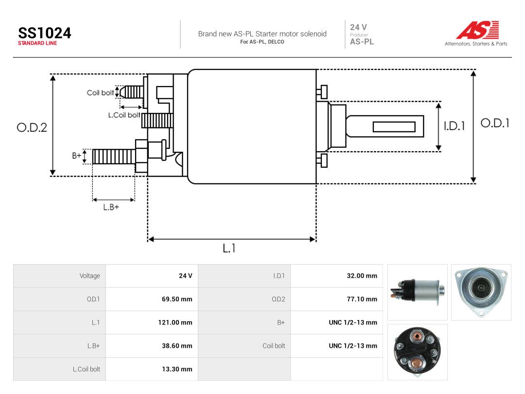 Solenoid Switch, starter-3