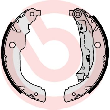 BREMBO S 61 528 Brake shoe set