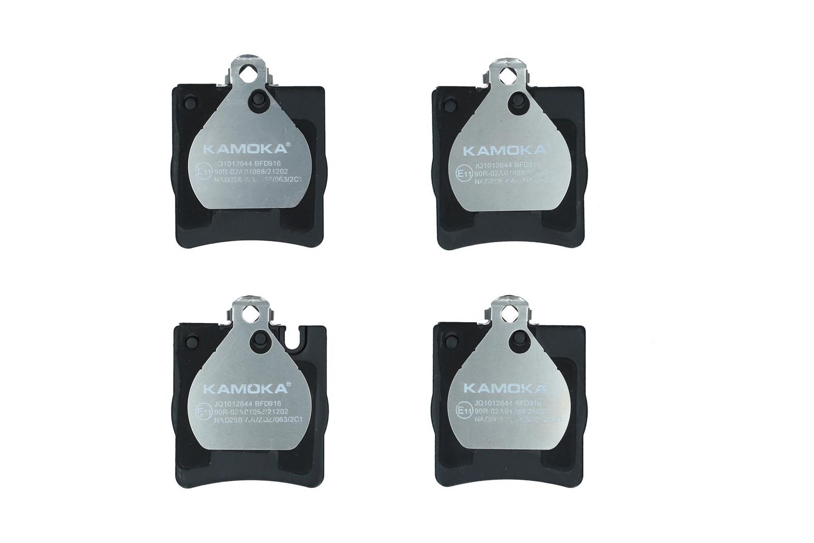 KAMOKA JQ1012644 Stabdžių trinkelių rinkinys, diskinis stabdys