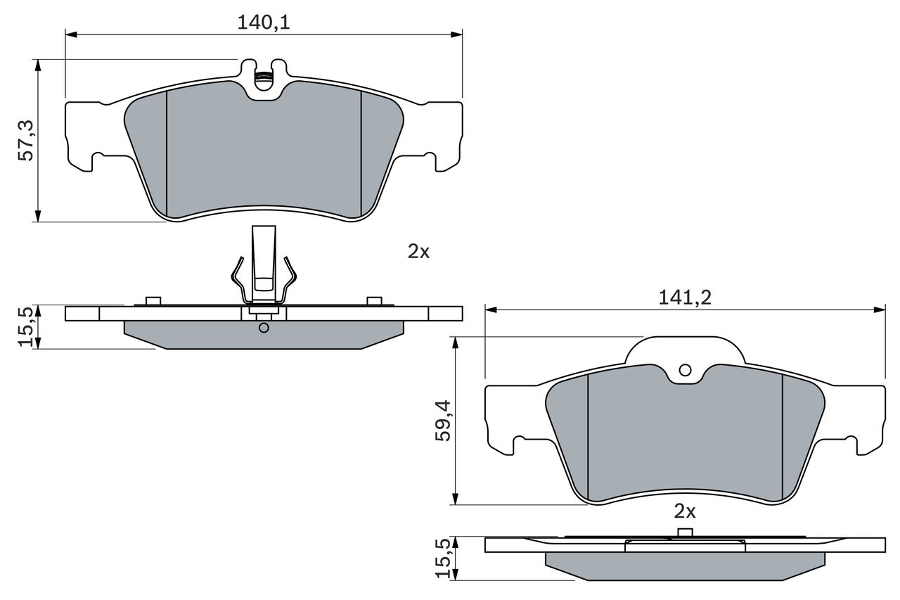 Brake Pad Set, disc brake-5