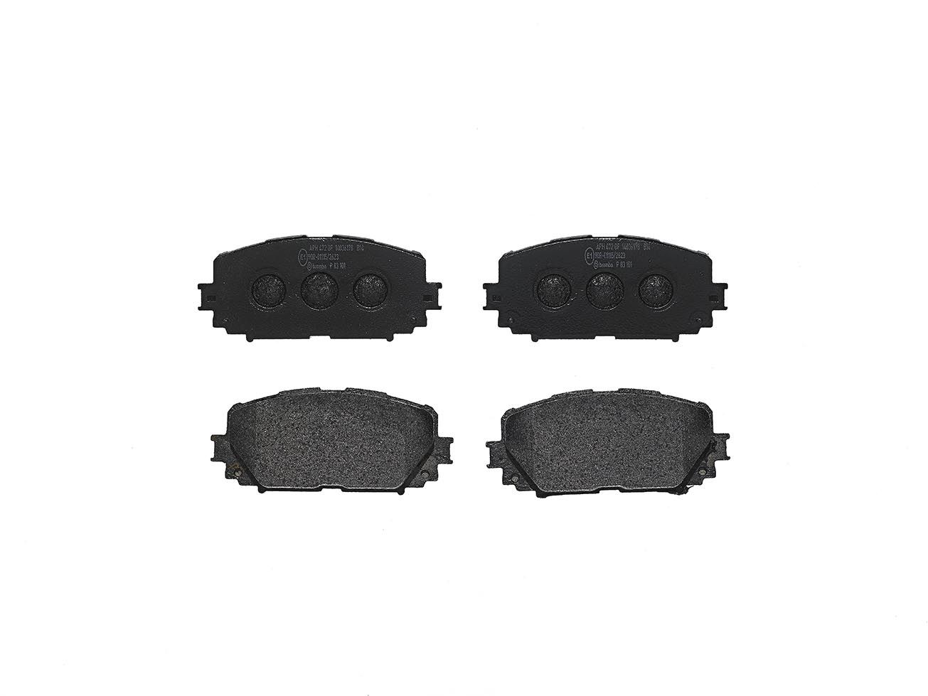 BREMBO P 83 101 Brake pad set, disc brake