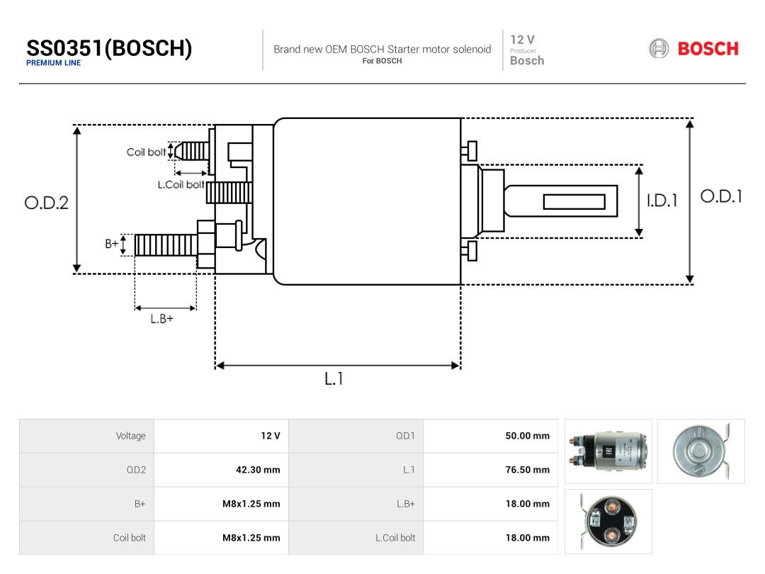 Solenoid Switch, starter-3