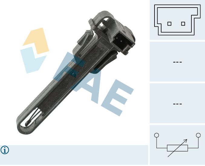 Sensor, interior temperature