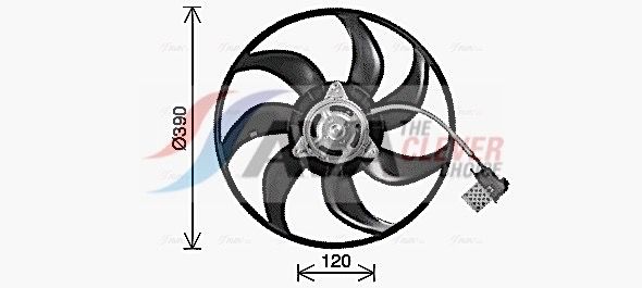 AVA CLEVER CHOICE OL7714 Fan, engine cooling