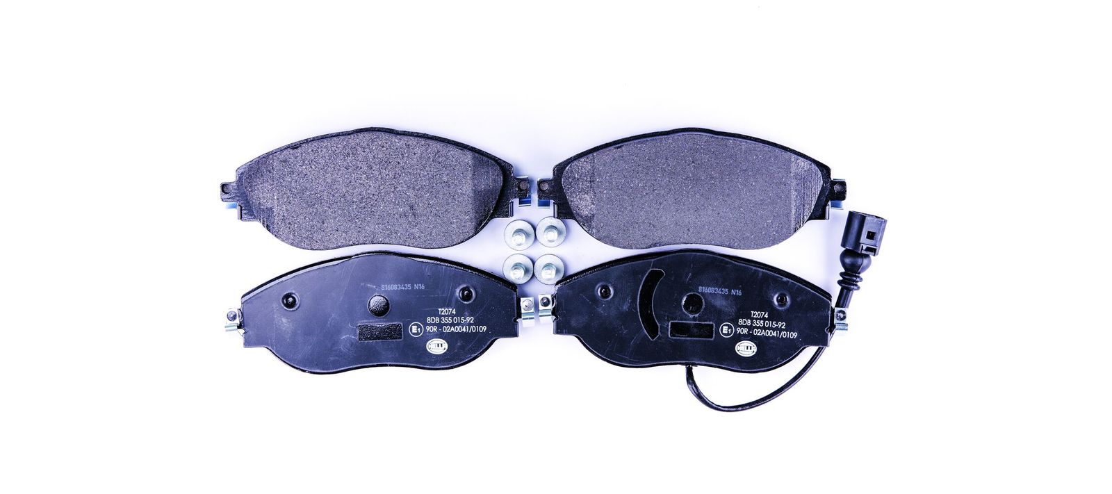 HELLA 8DB 355 015-921 Brake pad set, disc brake