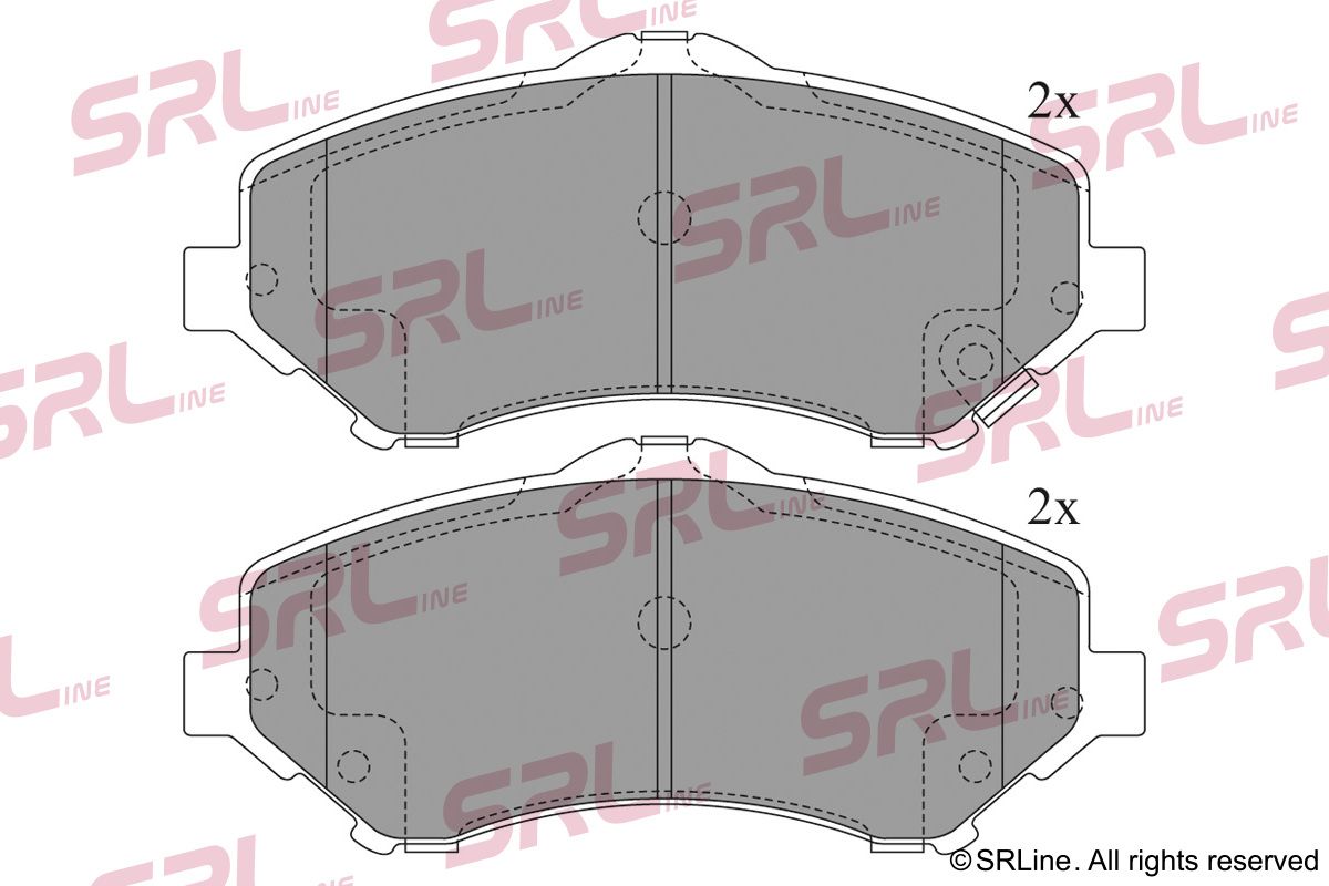 SRLINE S70-0273 Brake pad set, disc brake