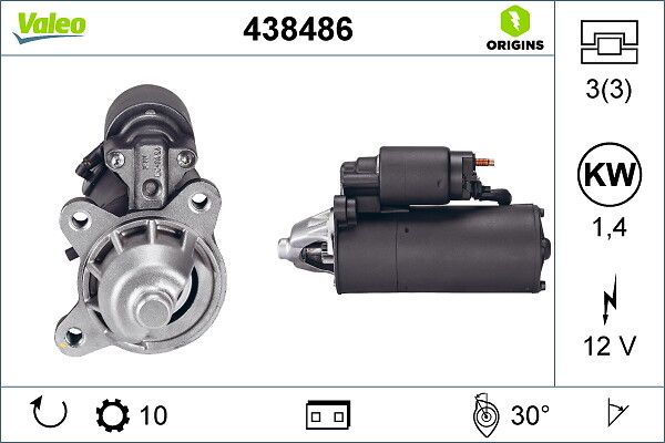 VALEO 438486 Starter
