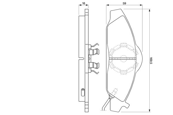 Brake Pad Set, disc brake-5