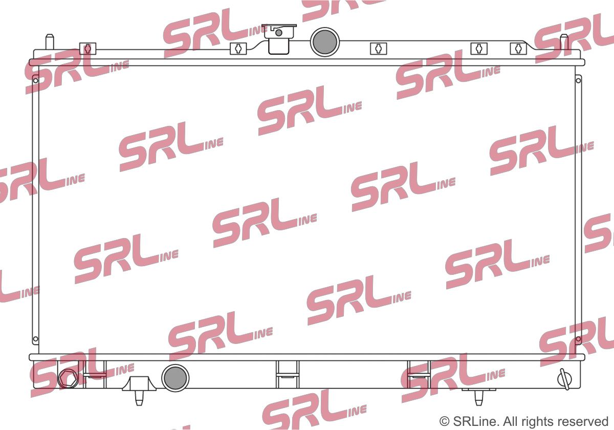 SRLINE 523308-2 Radiator, engine cooling