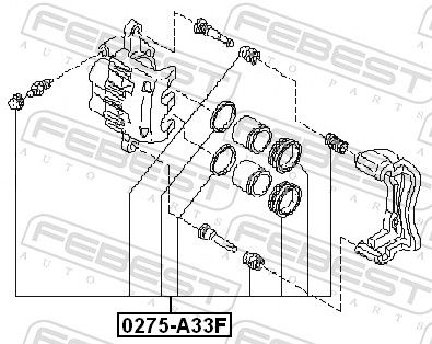Repair Kit, brake caliper-1