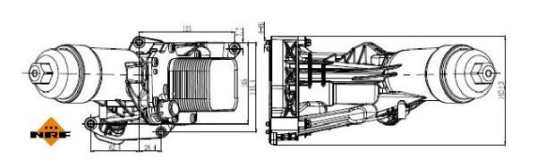 Housing, oil filter-5