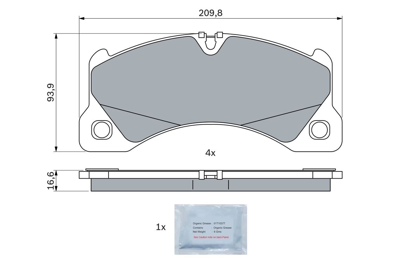 Brake Pad Set, disc brake-4