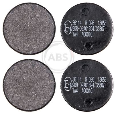 A.B.S. 36114 Brake pad set, disc parking brake