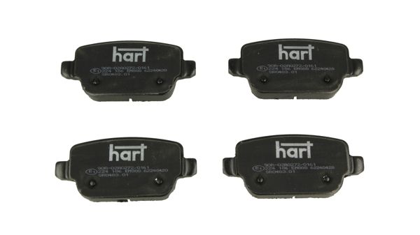 HART 224 186 Brake pad set, disc brake