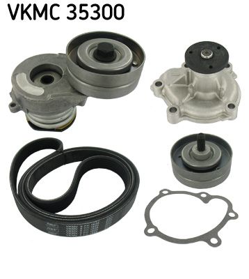SKF VERTEVO VKMC 35300 Water pump + v-ribbed belt kit