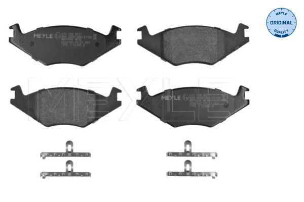 MEYLE 025 208 8917 Brake pad set, disc brake