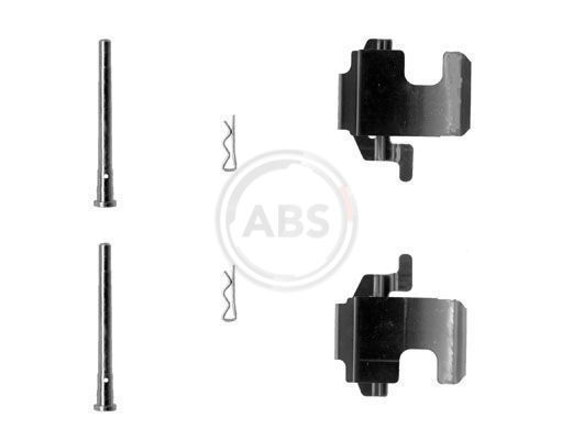 A.B.S. 1273Q Priedų komplektas, diskinių stabdžių trinkelės