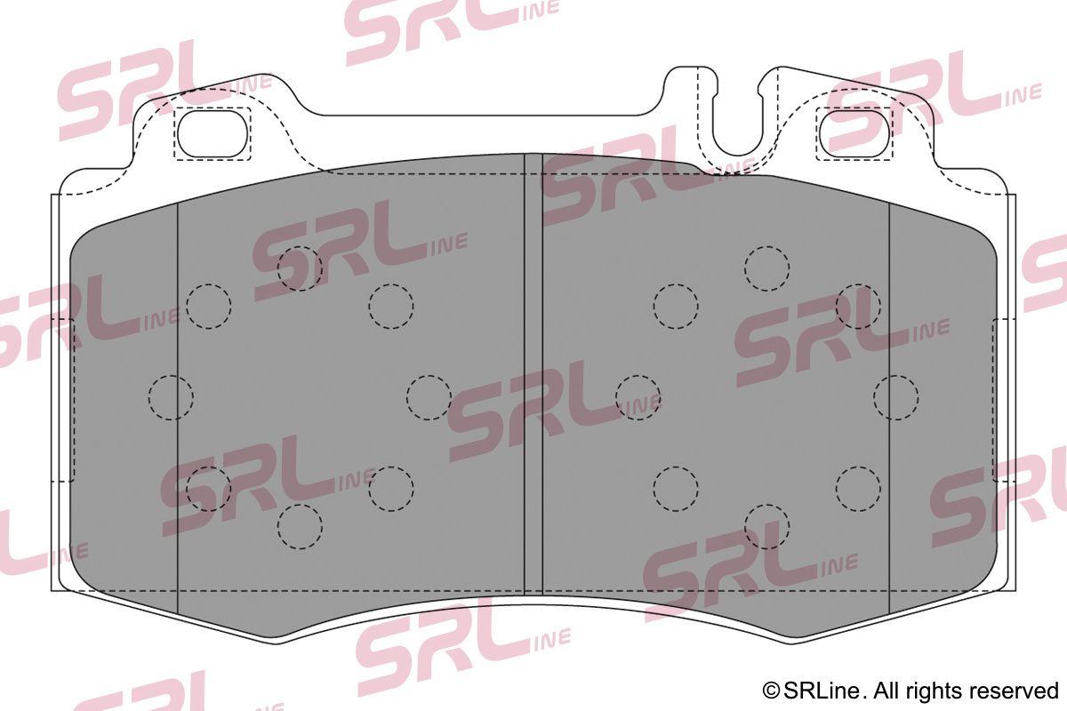 SRLINE S70-0153 Brake pad set, disc brake