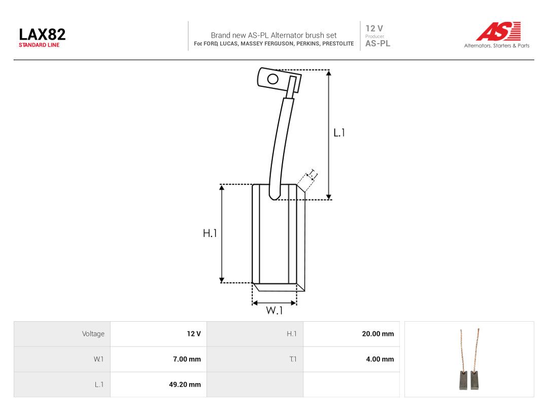 Carbon Brush, alternator-1
