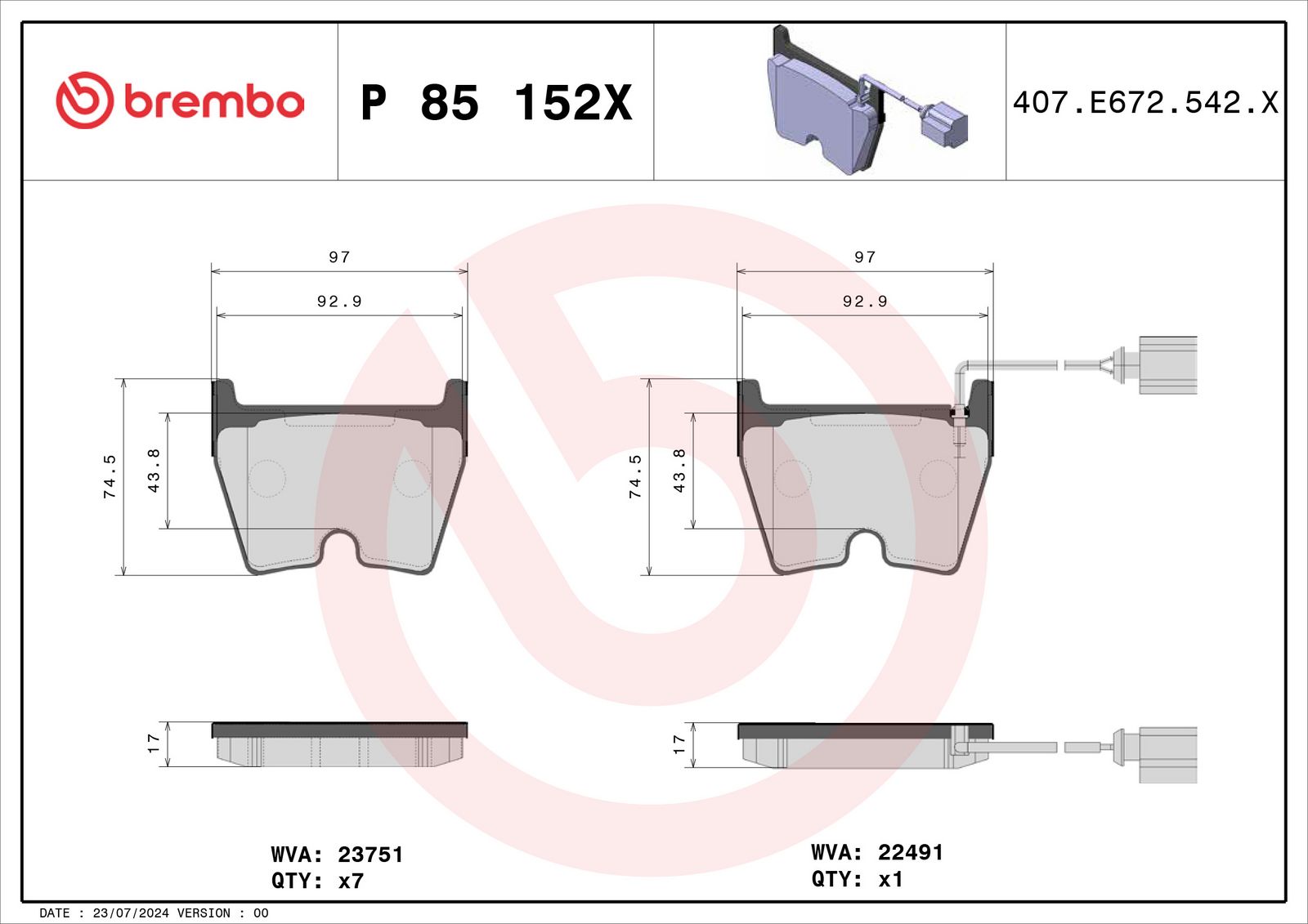 Brake Pad Set, disc brake-3