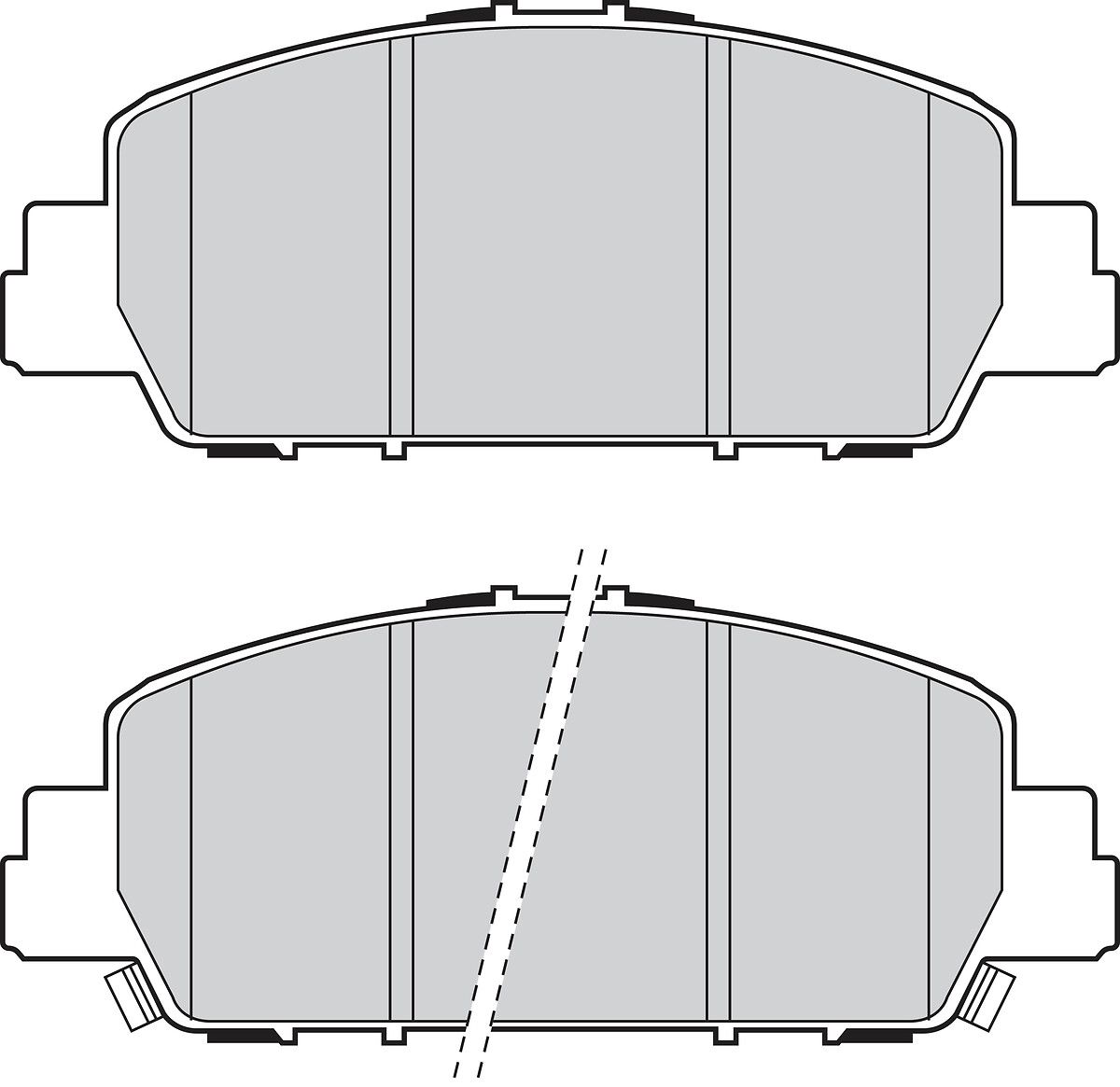 Brake Pad Set, disc brake-1